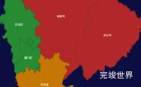 echarts荆门市地图geoJson数据实例下载